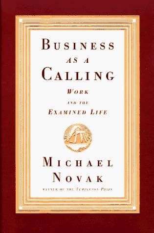 Tapa de Business as a calling
