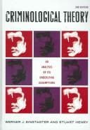 Tapa de Criminological theory