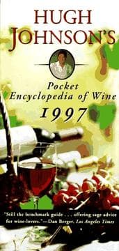 Tapa de HUGH JOHNSONS POCKET ENCYCLOPEDIA OF WINE 1997 (Annual)