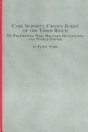 Tapa de Carl Schmitt, crown jurist of the Third Reich