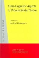 Tapa de Cross-linguistic aspects of processability theory