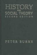 Tapa de History and social theory