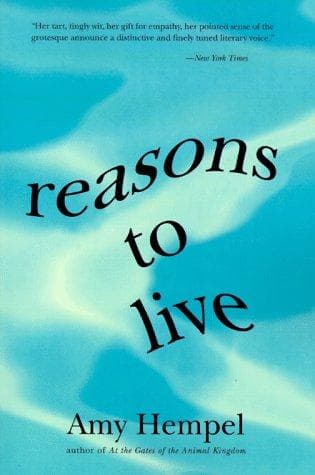Tapa de Reasons to live