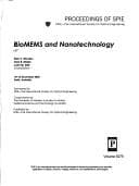 Tapa de BioMEMS and nanotechnology