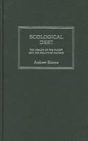 Tapa de Ecological debt