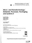 Tapa de Micro- And Nanotechnology