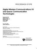 Tapa de Digital wireless communications VII and Space communication technologies