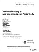Tapa de Photon processing in microelectronics and photonics IV