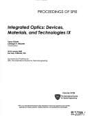 Tapa de Integrated optics