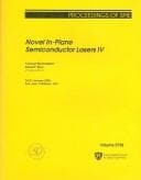 Tapa de Novel in-plane semiconductor lasers IV