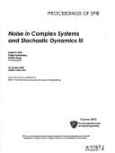 Tapa de Noise in complex systems and stochastic dynamics III
