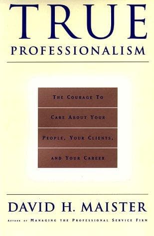 Tapa de TRUE PROFESSIONALISM