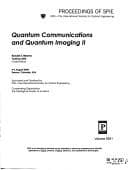 Tapa de Quantum Communications and Quantum Imaging