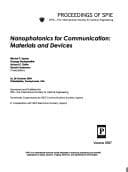 Tapa de Nanophotonics for communication