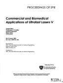 Tapa de Commercial and biomedical applications of ultrafast lasers V