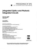 Tapa de Integrated optics and photonic integrated circuits