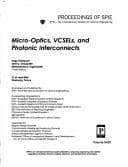 Tapa de Micro-optics, VCSELs, and photonic interconnects