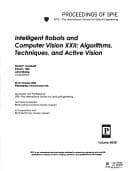 Tapa de Intelligent robots and computer vision XXII