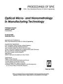 Tapa de Optical micro- and nanometrology in manufacturing technology