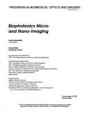 Tapa de Biophotonics micro- and nano-imaging