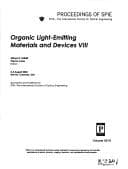 Tapa de Organic light-emitting materials and devices VIII