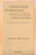 Tapa de Language planning in higher education