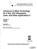 Tapa de Advances in mirror technology for X-ray, EUV lithography, laser and other applications II