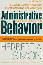Tapa de Administrative behavior