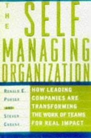 Tapa de The self managing organization
