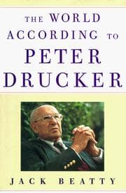 Tapa de The world according to Peter Drucker