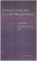 Tapa de Constitutional law of 15 EU member states