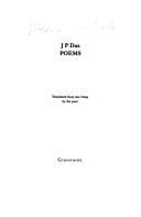 Tapa de J.P. Das, poems