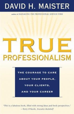 Tapa de TRUE PROFESSIONALISM
