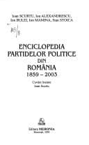 Tapa de Enciclopedia partidelor politice din România, 1859-2003