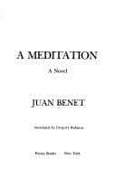 Tapa de A meditation