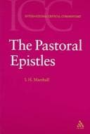 Tapa de A critical and exegetical commentary on the Pastoral Epistles