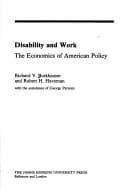 Tapa de Disability and work