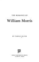 Tapa de The romance of William Morris