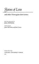 Tapa de Slaves of Love and Other Norwegian Short Stories