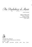 Tapa de The Psychology of music