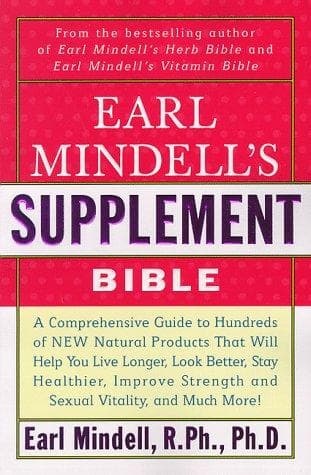 Tapa de Earl Mindell's supplement bible