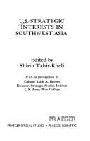 Tapa de U.S. strategic interests in southwest Asia