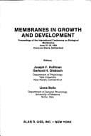 Tapa de Membranes in growth and development