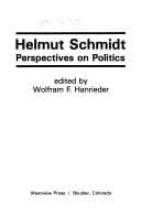 Tapa de Helmut Schmidt, perspectives on politics