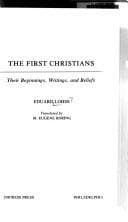 Tapa de The first Christians