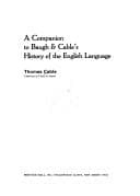 Tapa de A companion to Baugh & Cable's History of the English language