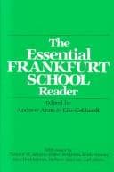 Tapa de The Essential Frankfurt school reader
