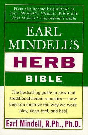 Tapa de Earl Mindells Herb Bible