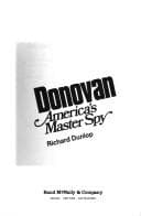 Tapa de Donovan, America's master spy