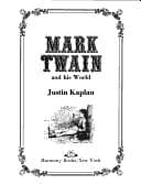 Tapa de Mark Twain and his world